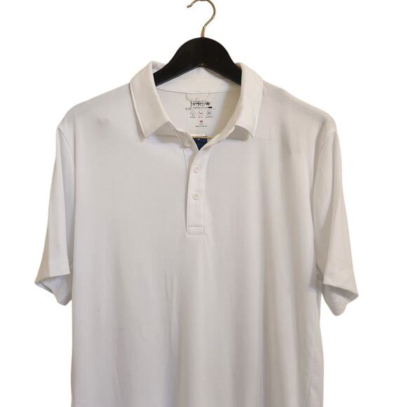 NWT J. Crew Performance Polo Shirt With COOLMAX® Technology White M Tall - Picture 5 of 10